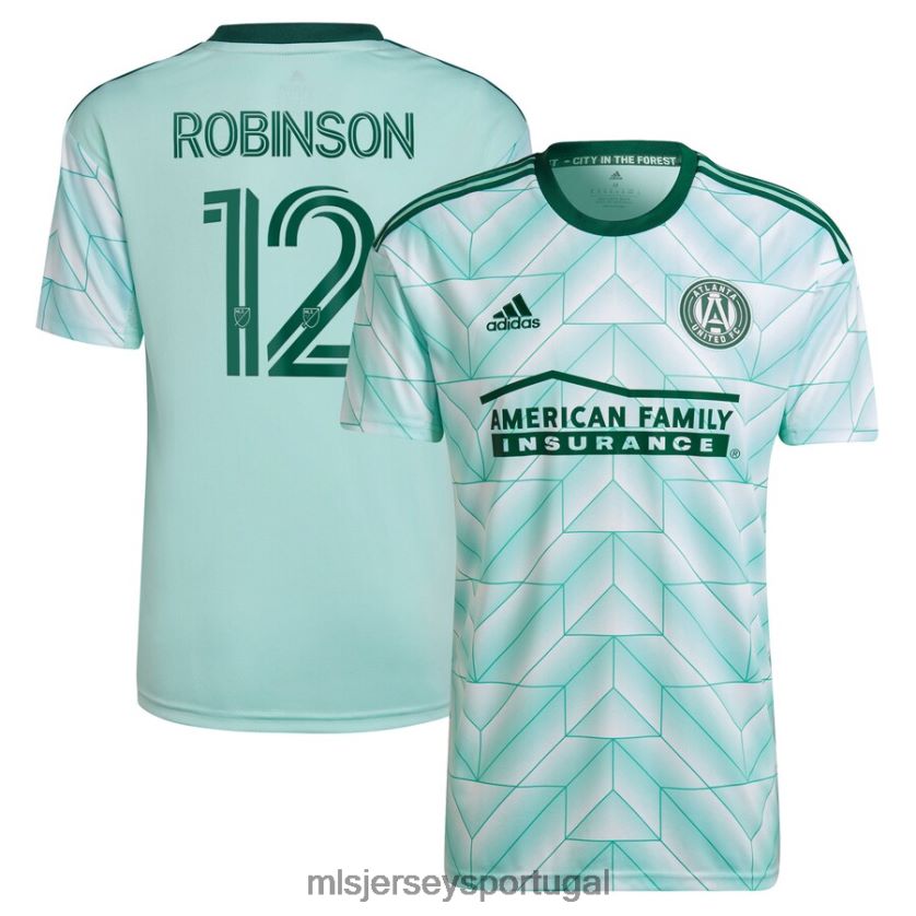 camisa atlanta united fc miles robinson adidas mint 2022 the floresta kit replica player jersey crianças MLS Jerseys T2BX441410