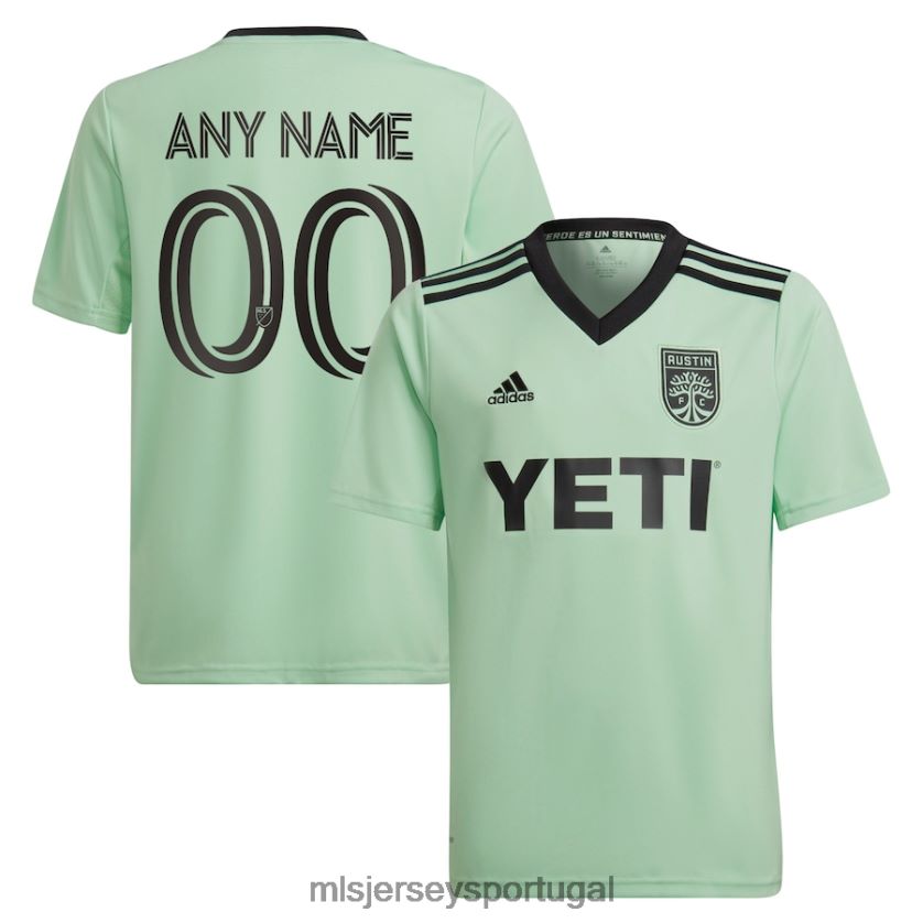 camisa austin fc adidas mint 2022 the sentimiento kit replica custom jersey crianças MLS Jerseys T2BX44707