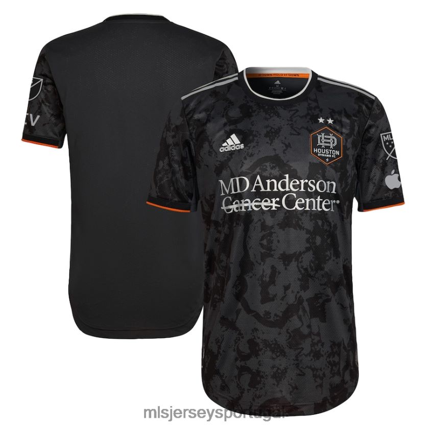 camisa houston dínamo fc adidas black 2023 the bayou city authentic jersey homens MLS Jerseys T2BX44294