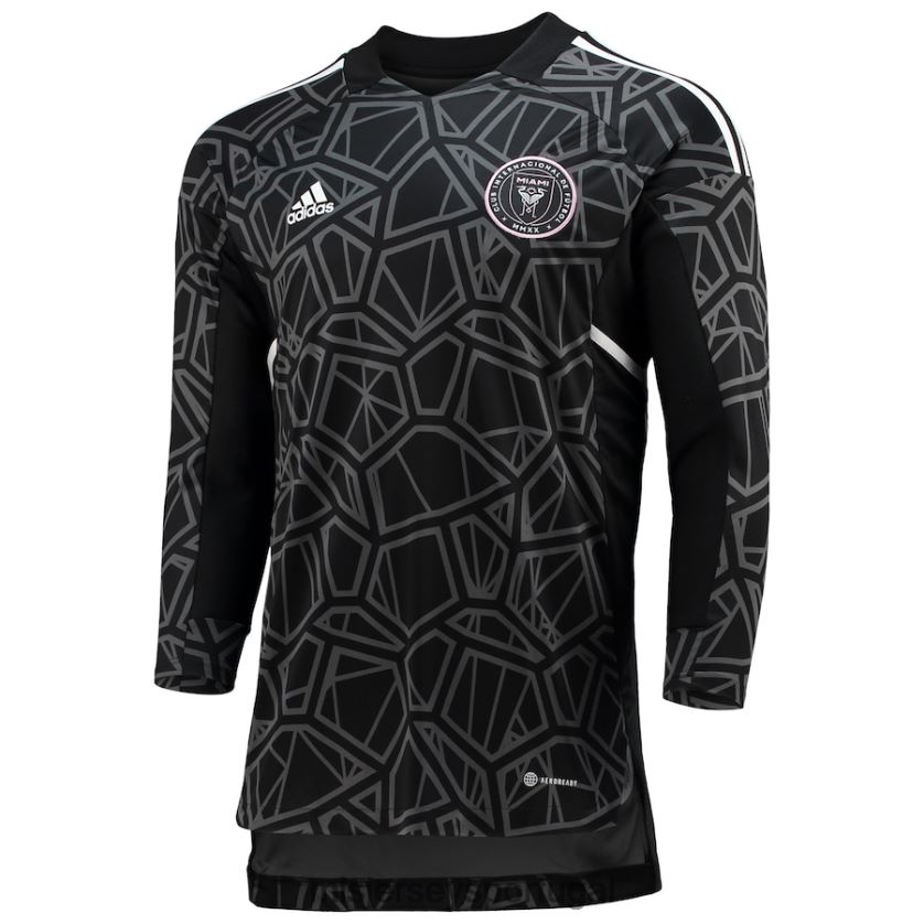 camisa camisa adidas inter miami cf preta e branca homens MLS Jerseys T2BX44599