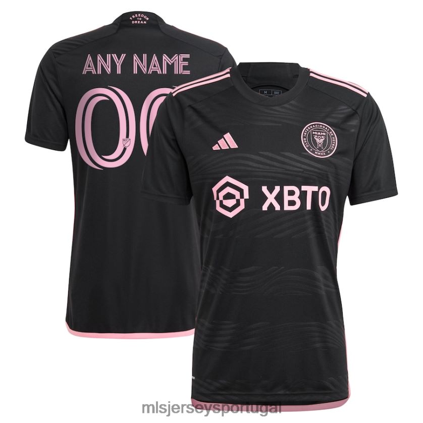 camisa inter miami cf adidas black 2023 la noche replica custom jersey homens MLS Jerseys T2BX44503