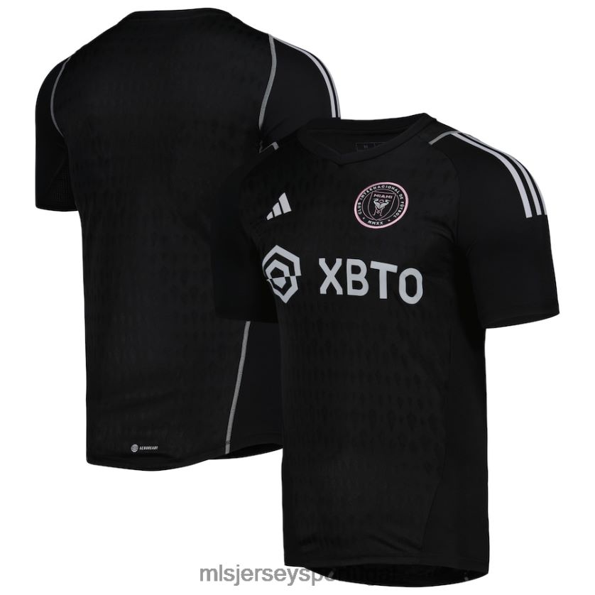 camisa inter miami cf adidas black 2023 replica goalkeeper jersey homens MLS Jerseys T2BX44549