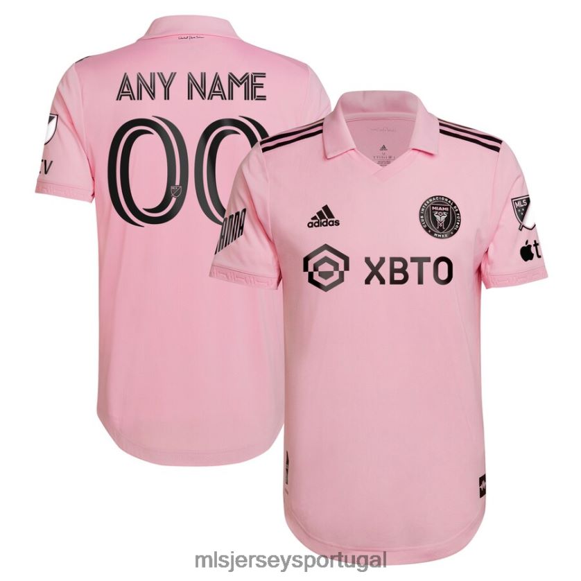 camisa inter miami cf adidas pink 2022 the heart beat kit authentic custom jersey homens MLS Jerseys T2BX44394