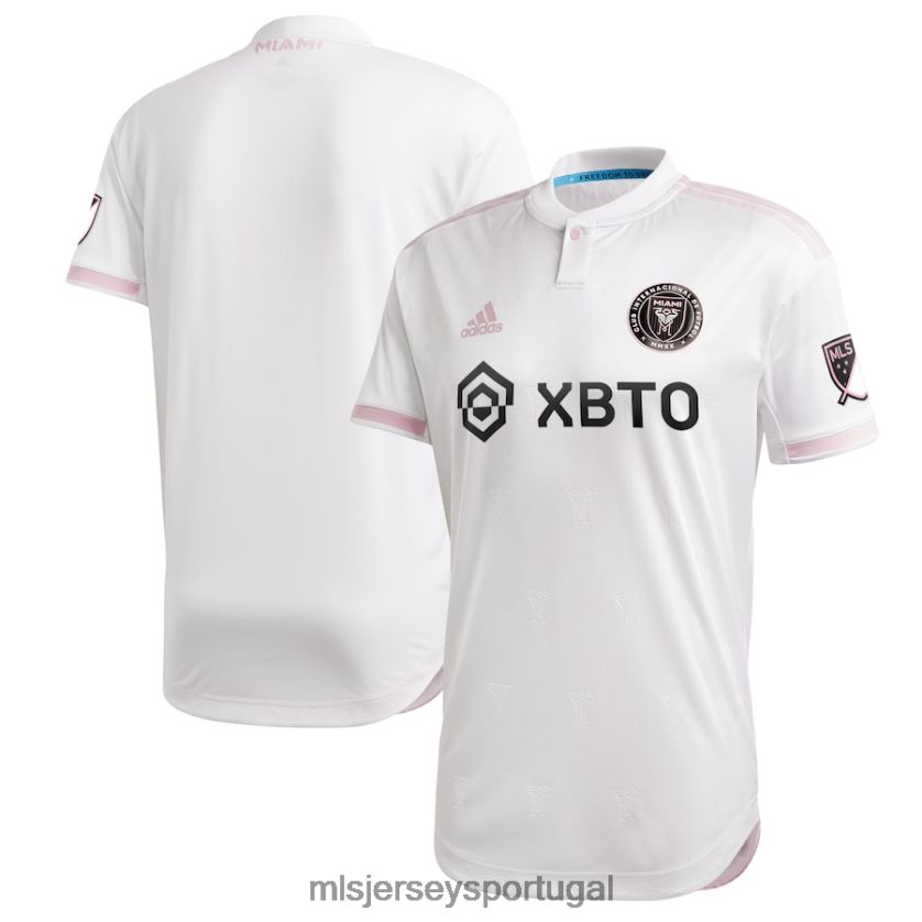 camisa inter miami cf adidas white 2020 preliminar authentic jersey homens MLS Jerseys T2BX44909