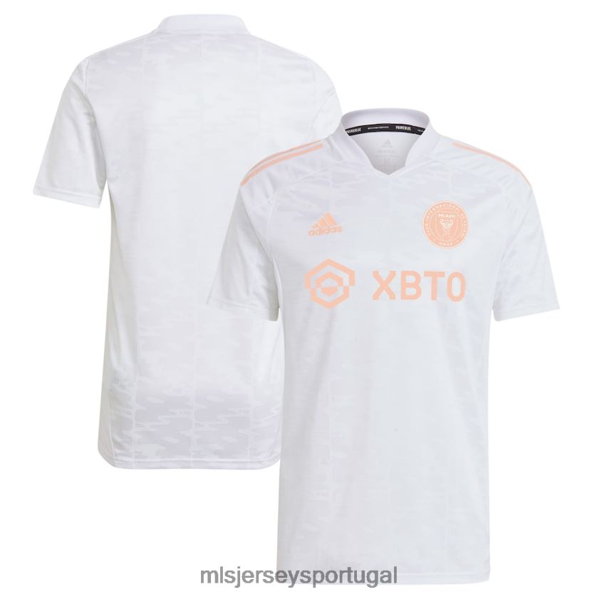 camisa inter miami cf adidas white 2022 primeblue replica jersey homens MLS Jerseys T2BX44353