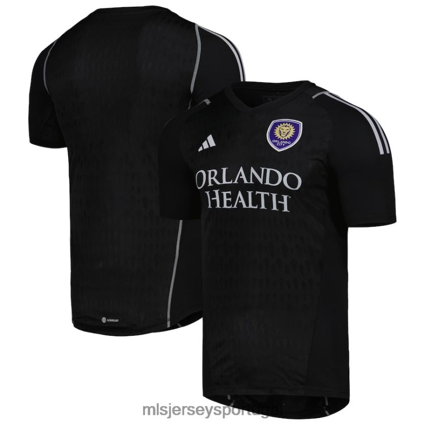 camisa camisa de goleiro adidas orlando city sc preta 2023 homens MLS Jerseys T2BX44333