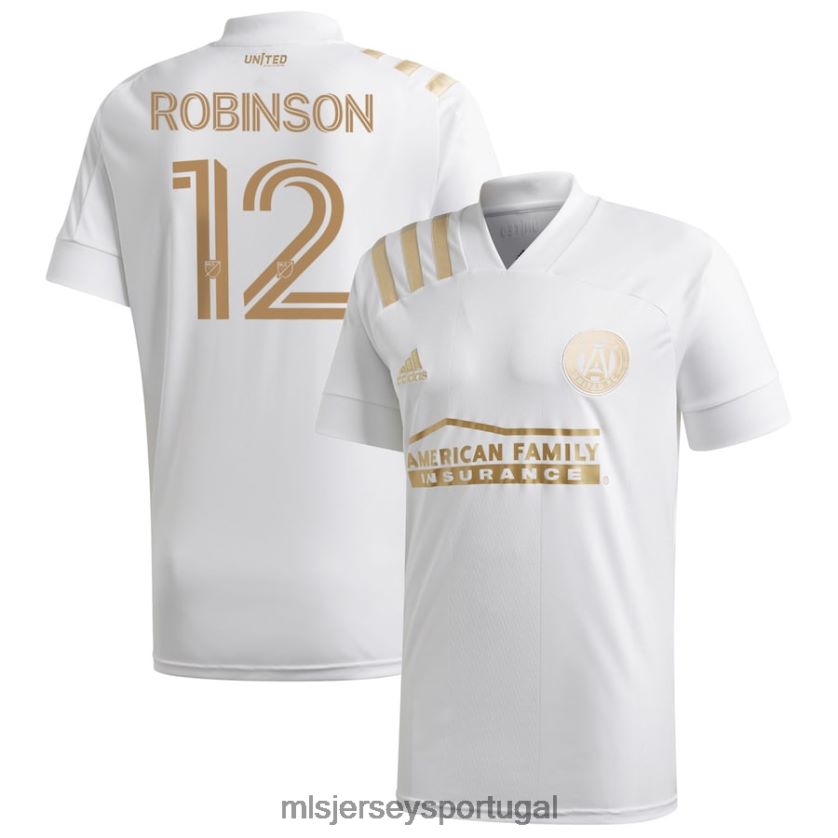 camisa atlanta united fc miles robinson adidas branco 2020 king's replica jersey homens MLS Jerseys T2BX441407