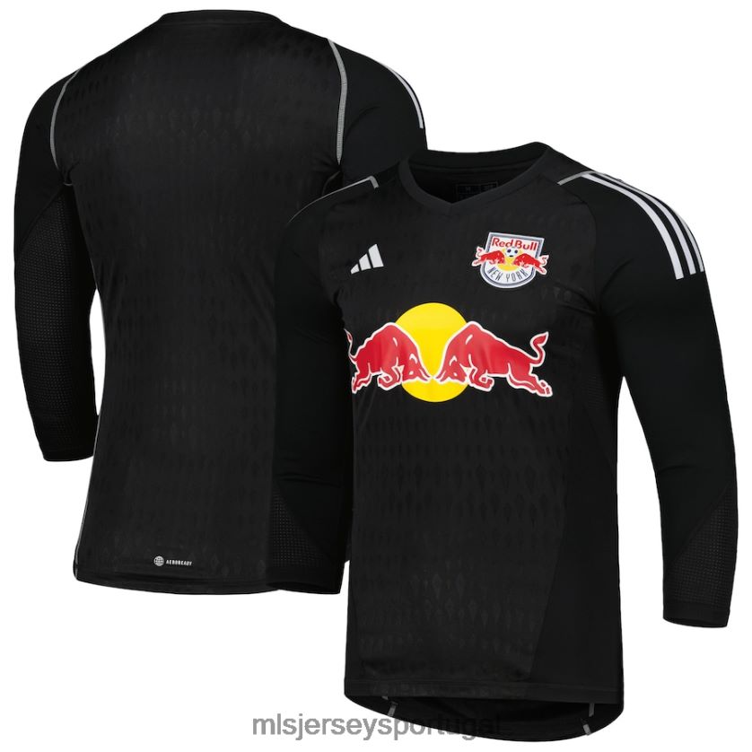 camisa New York Red Bulls adidas preto 2023 goleiro réplica camisa de manga comprida homens MLS Jerseys T2BX44539