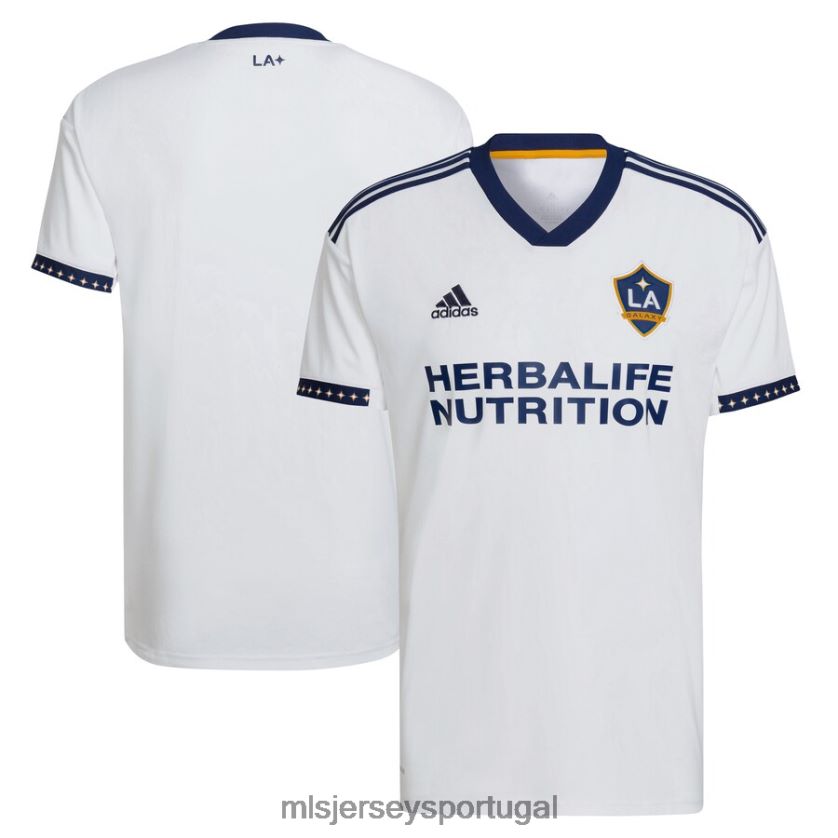 camisa la galaxy adidas white 2022 city of dream kit réplica camisa em branco homens MLS Jerseys T2BX44312