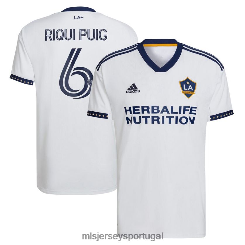 camisa la galaxy riqui puig adidas white 2023 city of dream kit replica jersey homens MLS Jerseys T2BX44798