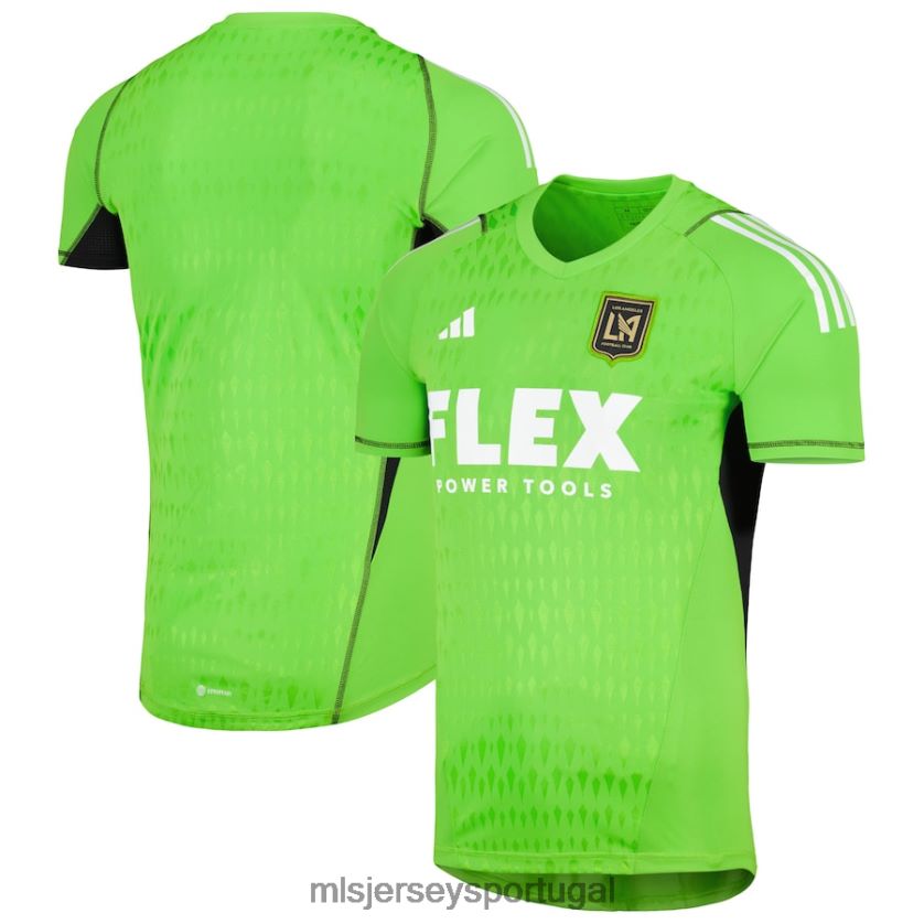 camisa camisa de goleiro lafc adidas verde 2023 homens MLS Jerseys T2BX44425