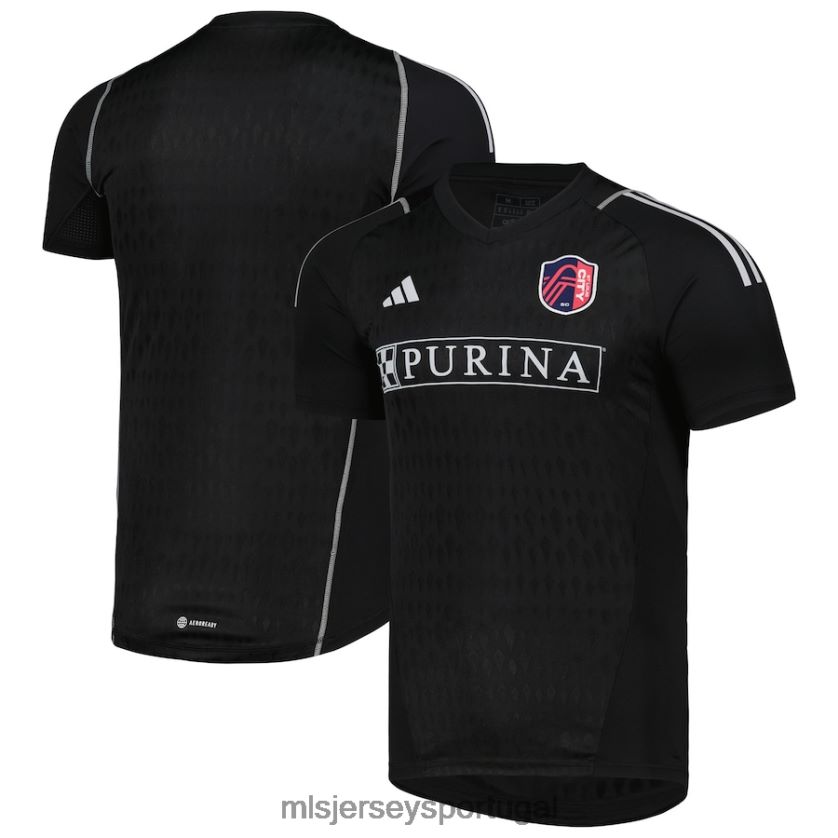 camisa rua. louis city sc adidas black 2023 réplica camisa de goleiro homens MLS Jerseys T2BX44117