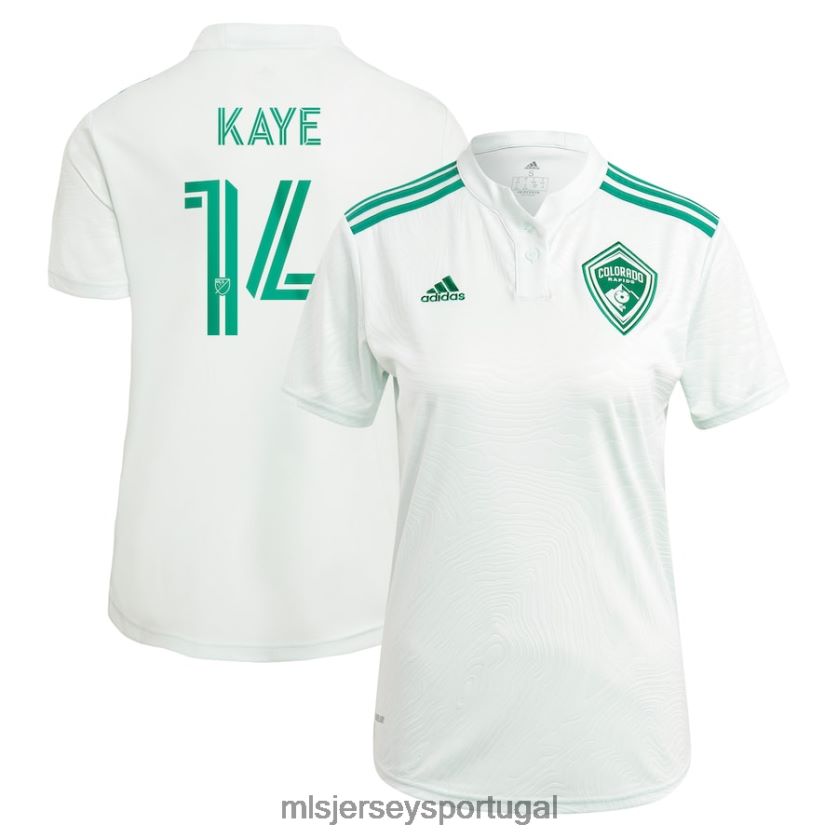 camisa colorado rapids mark-anthony kaye adidas green 2021 class five replica player jersey mulheres MLS Jerseys T2BX441513