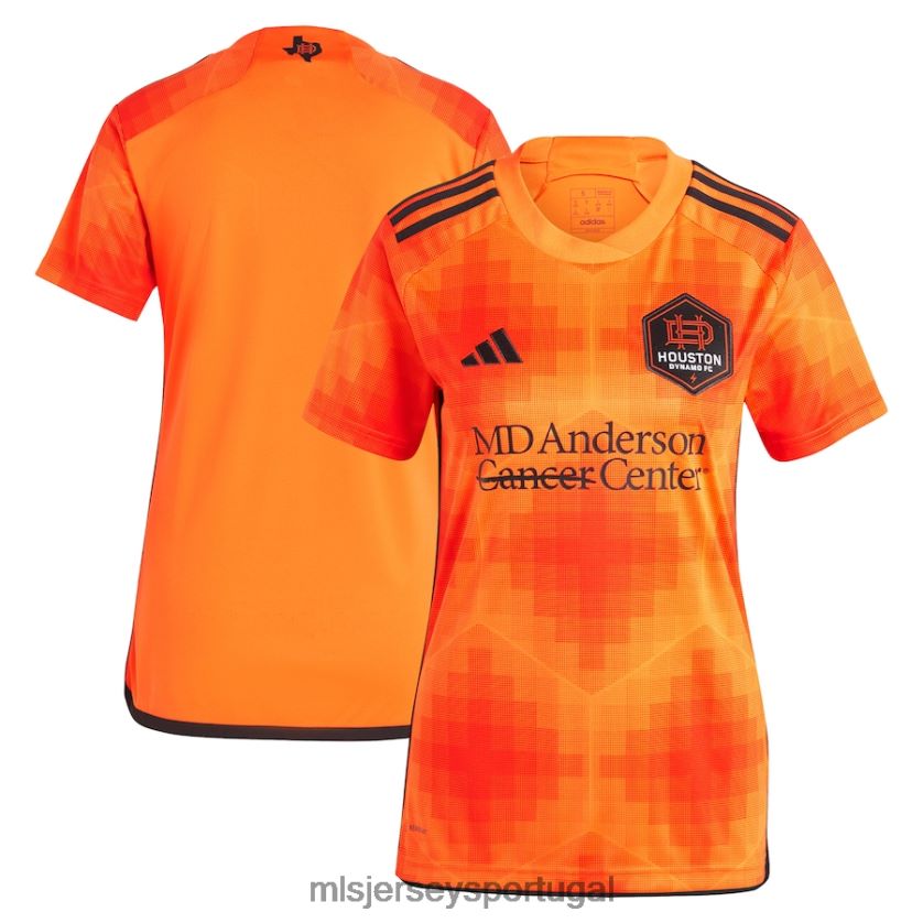 camisa houston dínamo fc adidas orange 2023 el sol replica jersey mulheres MLS Jerseys T2BX44335