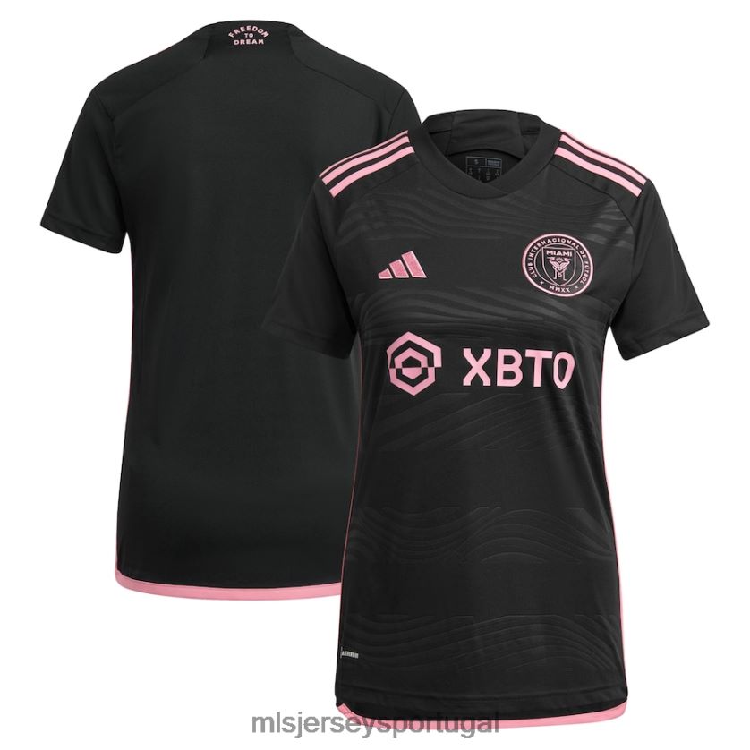 camisa inter miami cf adidas black 2023 la noche replica jersey mulheres MLS Jerseys T2BX44296