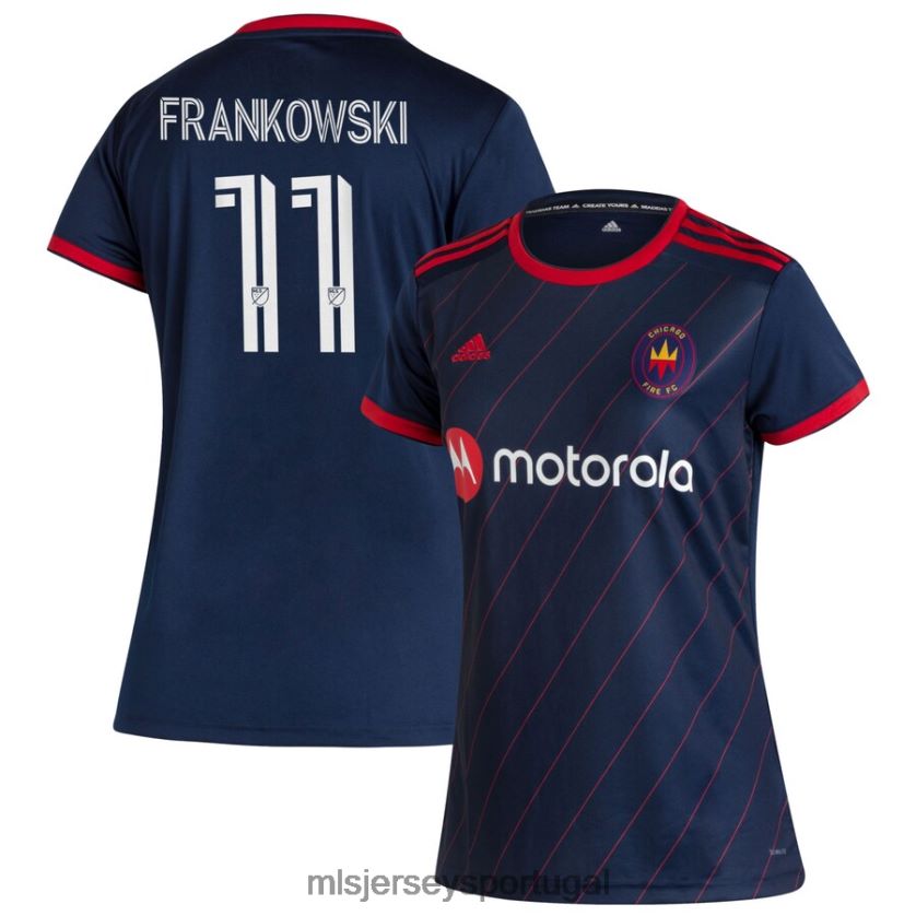 camisa chicago fire przemyslaw frankowski adidas navy 2020 homecoming replica jersey mulheres MLS Jerseys T2BX441262
