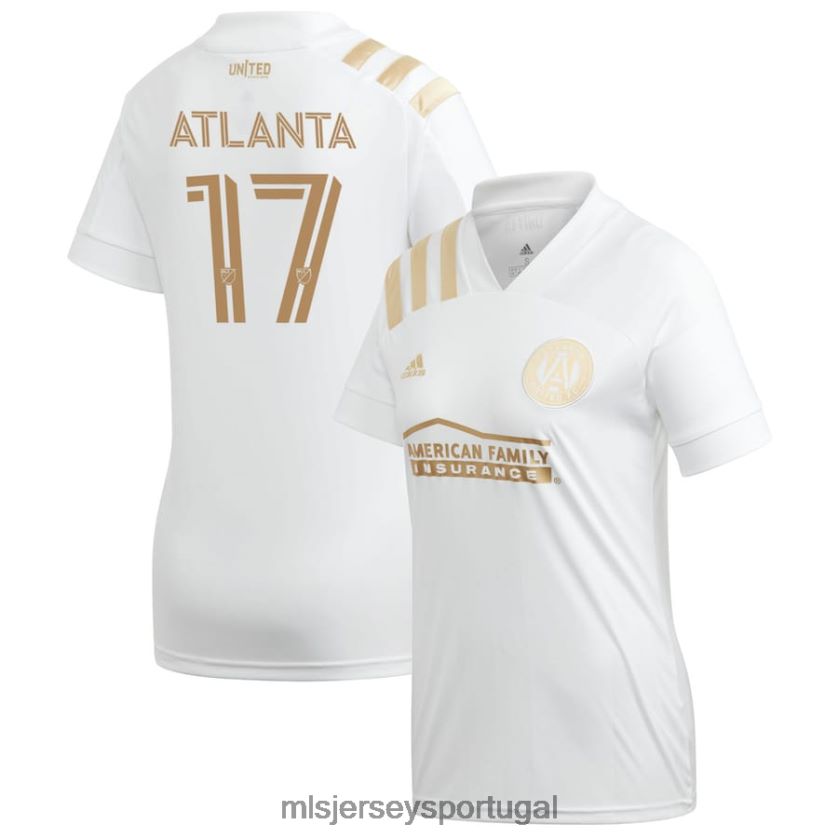 camisa atlanta united fc adidas white 2020 king's replica jersey mulheres MLS Jerseys T2BX44960