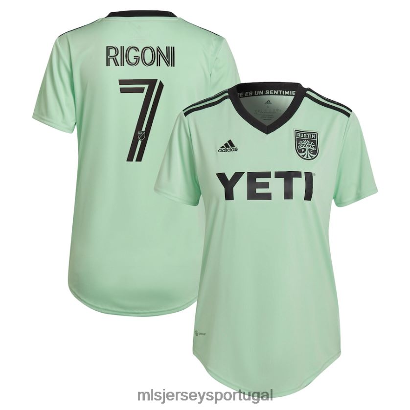 camisa austin fc emiliano rigoni adidas mint 2023 the sentimiento kit replica player jersey mulheres MLS Jerseys T2BX44999