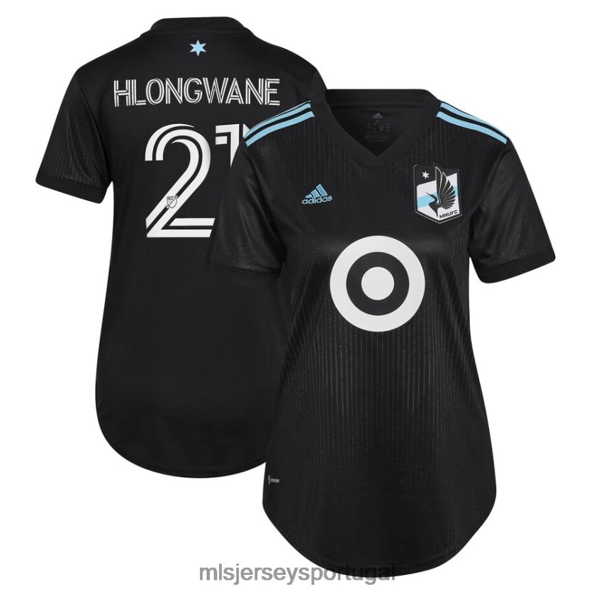 camisa minnesota united fc bongokuhle hlongwane adidas preto 2023 minnesota night kit replica jersey mulheres MLS Jerseys T2BX44902